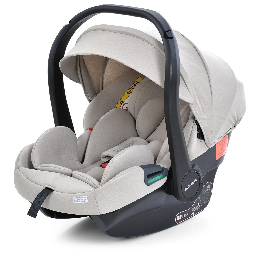 Автокрісло дитяче El Camino ME 1186 i-KEEP Melange Cashmere Beige [Склад зберігання: Одеса №2] від компанії CD-Market - фото 1