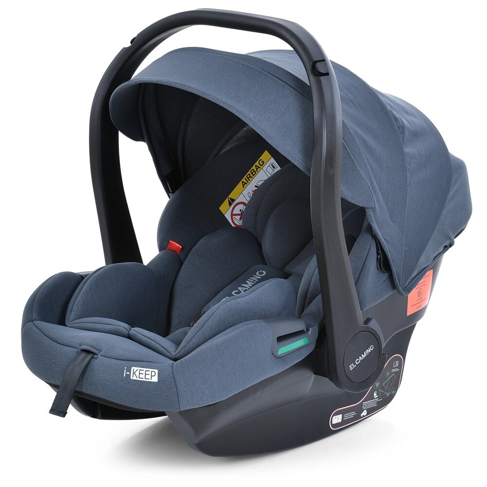 Автокрісло дитяче El Camino ME 1186 i-KEEP Melange Midnight Gray [Склад зберігання: Одеса №2] від компанії CD-Market - фото 1