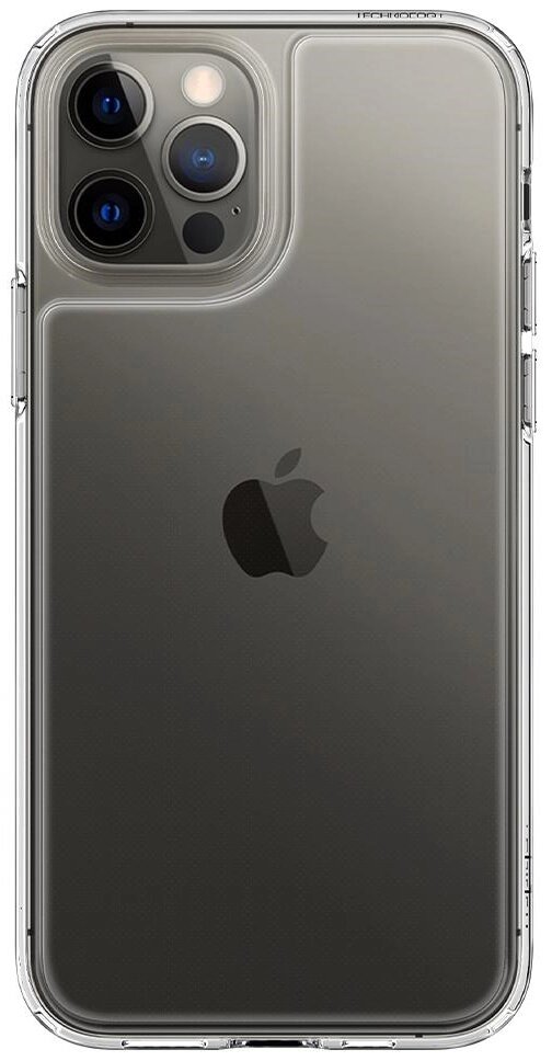 Чохол Spigen для iPhone 12/12 Pro Quartz Hybrid, Crystal Clear (ACS01705) [Склад зберігання: Київ №1] від компанії CD-Market - фото 1