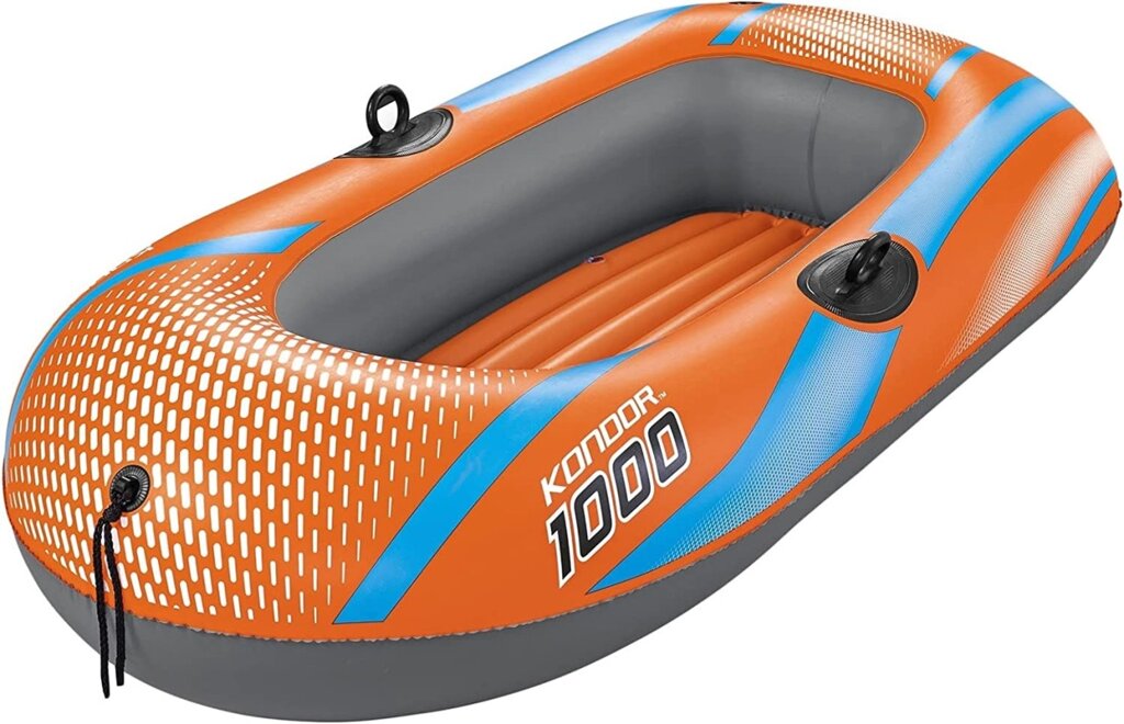 Човен надувний Bestway 61136 NE «Hydro Force Kondor 1000 Raft» (85*149 см, гребний, одномісний, двокамерний, надувне від компанії CD-Market - фото 1