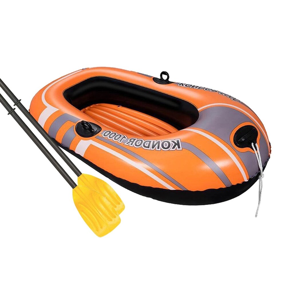 Човен надувний Hydro-Force Raft Set Bestway 61078 (1 чол з веслами 155-93см) [Склад зберігання: Київ №1] від компанії CD-Market - фото 1