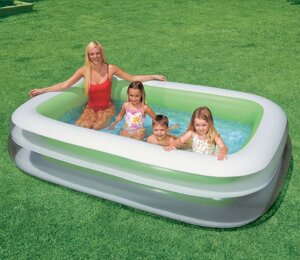 Дитячий надувний басейн «Сімейний» Intex 56483 (56*175*262 см., об'єм: 770 л. Склад зберігання: Одеса №4]