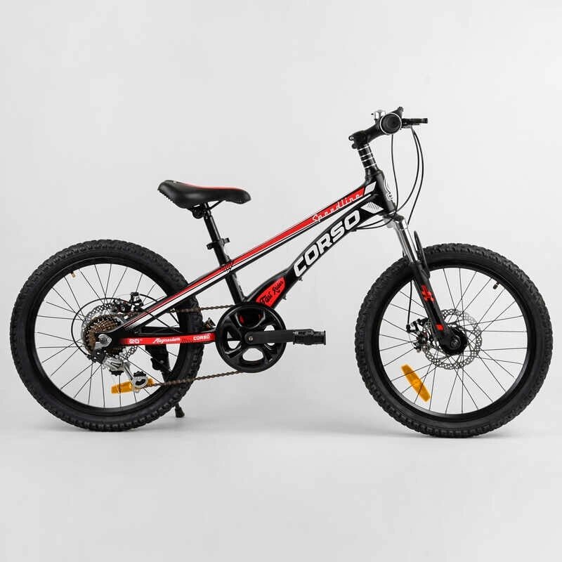 Дитячий спортивний велосипед 20'' CORSO «Speedline» MG-29535 (1) магнієва рама, Shimano Revoshift 7 швидкостей, від компанії CD-Market - фото 1