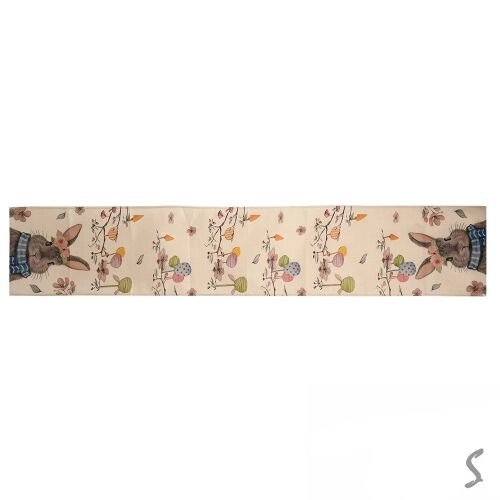 Доріжка-раннер на стіл великодня "Happy Easter" 33*180см Stenson R34062 [Склад зберігання: Одеса №3] від компанії CD-Market - фото 1