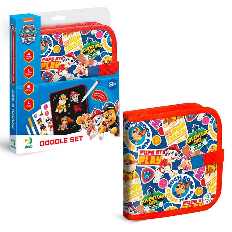Дорожній набір для малювання "Paw Patrol" 200518 "DoDo", 6 маркерів "пиши-витирай" [Склад зберігання: Одеса №4] від компанії CD-Market - фото 1