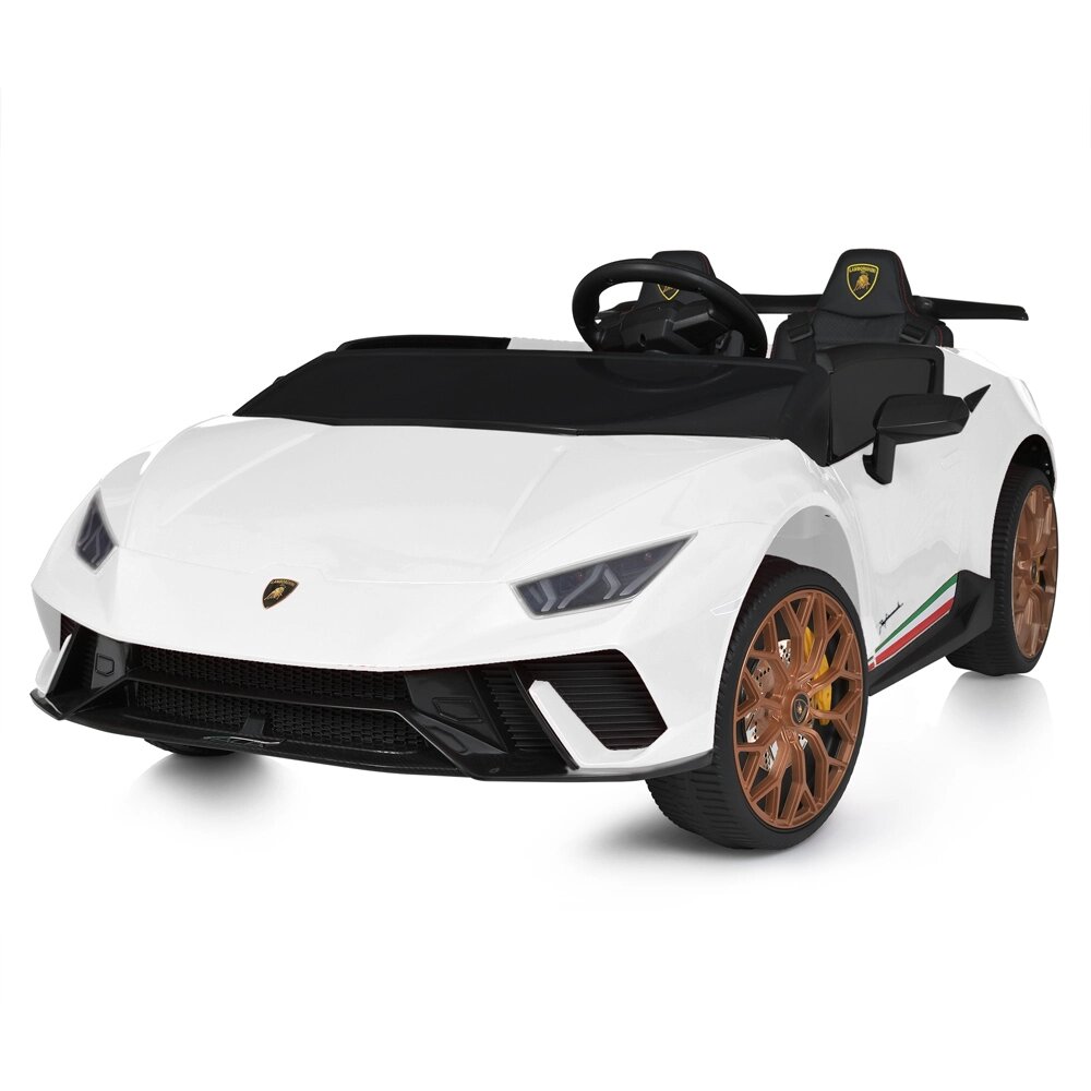 Електромобіль дитячий Bambi Racer M 5020EBLR-1(24V) «Lamborghini» (акумулятор: 24V 7Аh, білий) [Склад зберігання: Одеса  від компанії CD-Market - фото 1