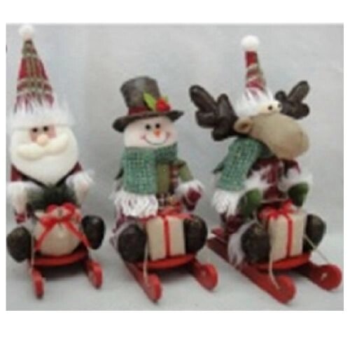 Фігура новорічна "Santa&Co" 23*30см Stenson M17249 [Склад зберігання: Одеса №3] від компанії CD-Market - фото 1