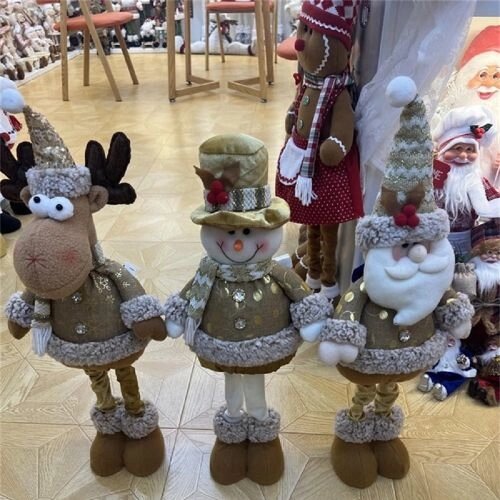 Фігура новорічна "Santa&Co" 60см (ноги-телескоп) Stenson R96521 [Склад зберігання: Одеса №3] від компанії CD-Market - фото 1