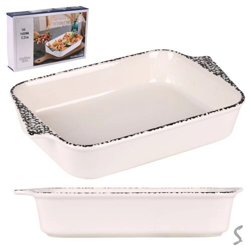 Форма для запікання кераміка "Stains" 2.2л 36*21.5*6.5см Stenson R35628-L [Склад зберігання: Одеса №3] від компанії CD-Market - фото 1