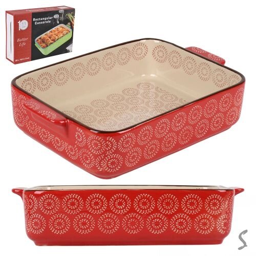 Форма для запікання кераміка "Traditions" 28*18.5*6.5см Stenson R35622-M [Склад зберігання: Одеса №3] від компанії CD-Market - фото 1