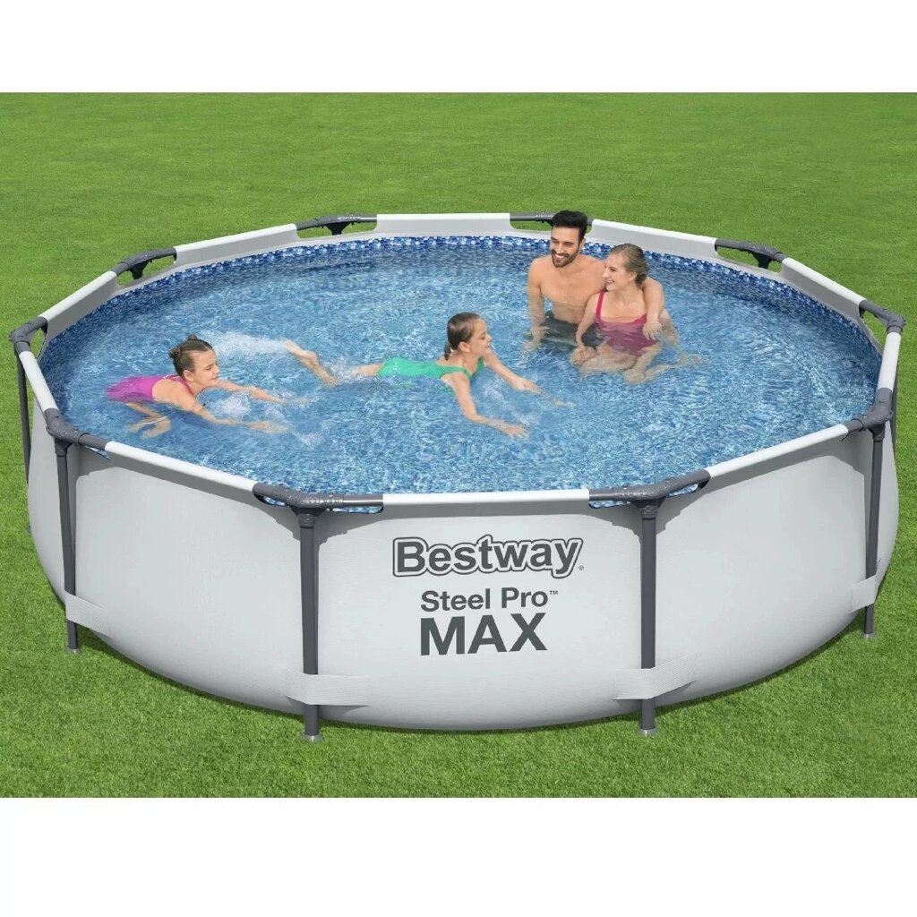 Каркасний басейн Bestway 56406 (76*305 см, об'єм: 4678 л., серія: Steel Pro MAX) [Склад зберігання: Одеса №2] від компанії CD-Market - фото 1