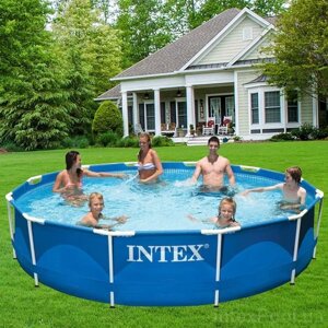 Каркасний басейн Intex 28212, 366 x 76 см (картриджний фільтр-насос 2006 л/год) Склад зберігання: Одеса №2]