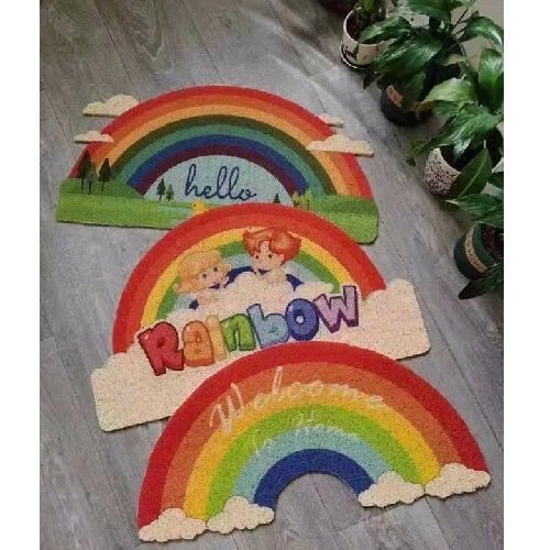 Килимок до дверей "Rainbow" 50*80см Stenson (JY00986-L) [Склад зберігання: Одеса №3] від компанії CD-Market - фото 1