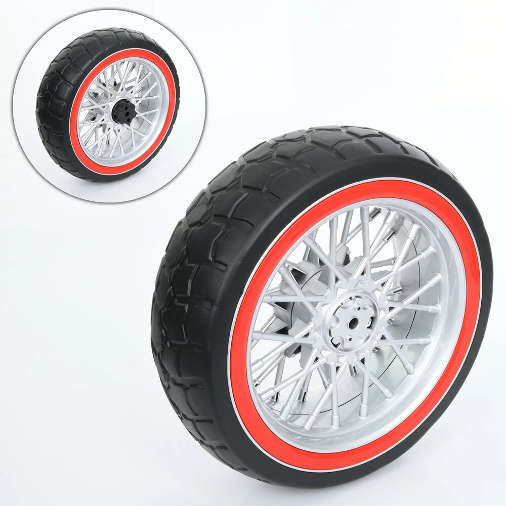 Колесо для дитячого електромотоцикла Bambi Racer M 5074-R-EVA WHEEL (заднє) [Склад зберігання: Одеса №2] від компанії CD-Market - фото 1