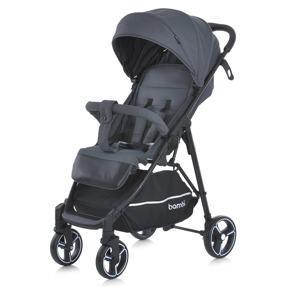 Коляска дитяча прогулянкова Bambi M 4249-2 Gray Matt [Склад зберігання: Одеса №2] від компанії CD-Market - фото 1