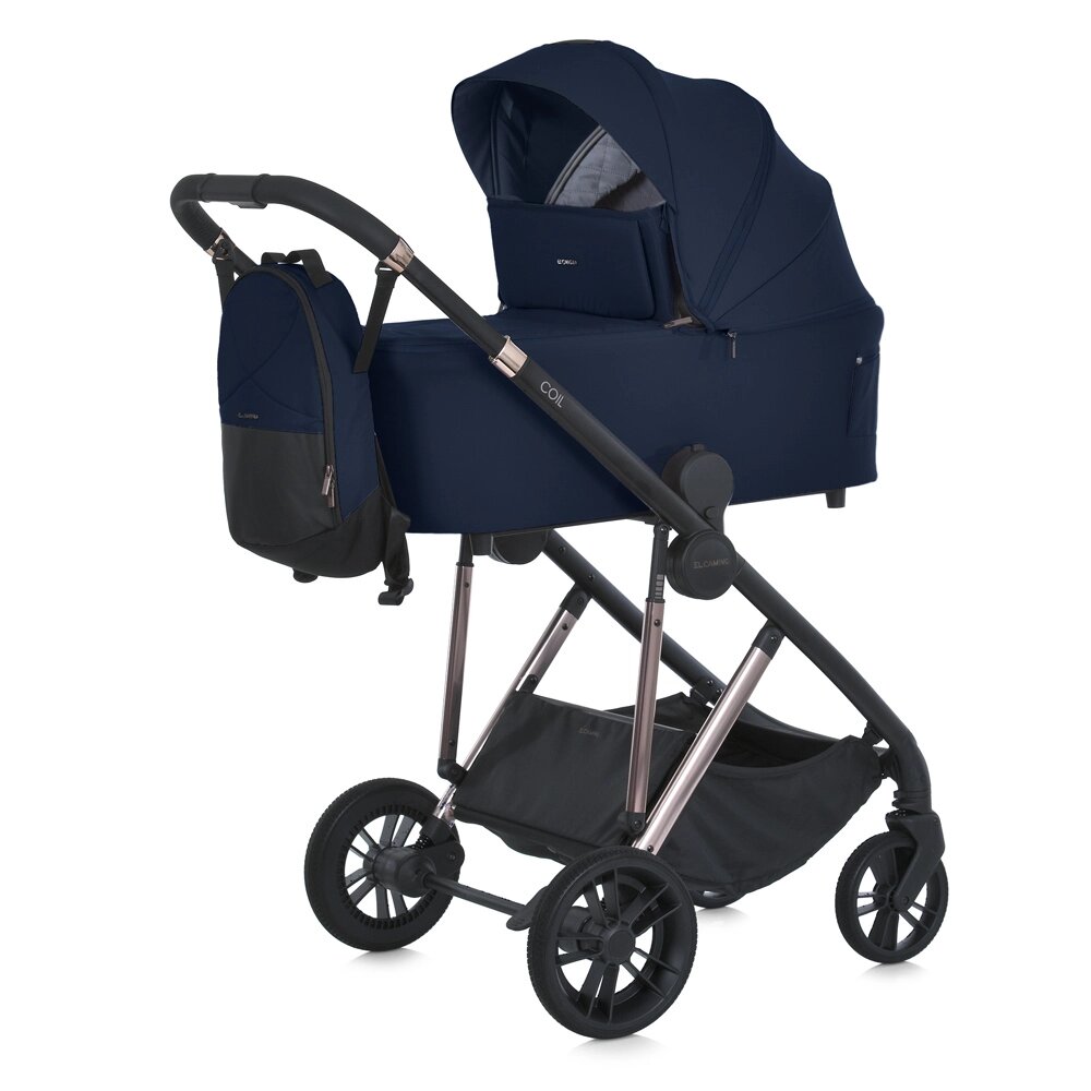 Коляска дитяча прогулянкова El Camino ME 1190 COIL Iris Blue (універсальна, 2в1) [Склад зберігання: Одеса №2] від компанії CD-Market - фото 1