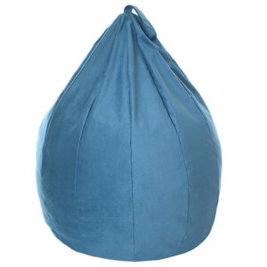 Крісло-мішок "Груша" 207000413 Homefort пінополістиролові кульки, тканина велюр - колір бірюзовий [Склад зберігання:
