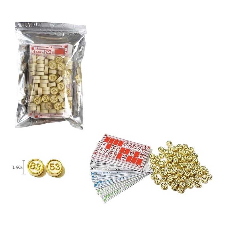 Лото K 9070 B 90 фішок, 48 карток, в пакеті [Склад зберігання: Одеса №4] від компанії CD-Market - фото 1