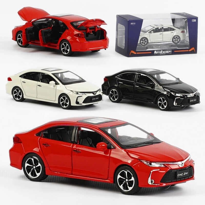 Машина металопластик GT - 6258 (72/2) "Авто Експерт", 3 кольори, 1:32, світло, звук, інерція, відчиняються двері, від компанії CD-Market - фото 1