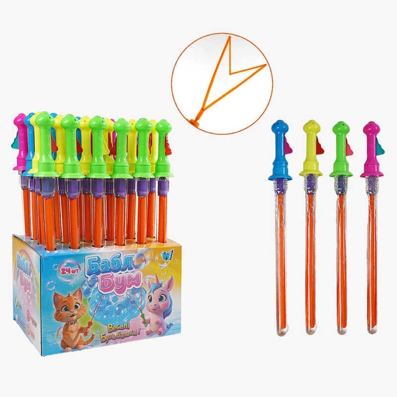 Мильні бульбашки ТК 20208 "WToys" 24 ШТУКИ В БЛОЦІ [Склад зберігання: Одеса №4] від компанії CD-Market - фото 1