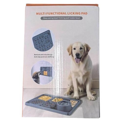Миска-килимок для повільного годування тварин 31*21см Stenson A34898 [Склад зберігання: Одеса №3] від компанії CD-Market - фото 1