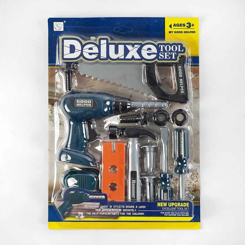 Набір інструментів 3266 Q1 (60/2) "Deluxe tool set", 13 елементів, на листі [Склад зберігання: Одеса №4] від компанії CD-Market - фото 1