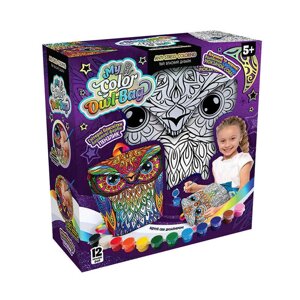 Набір креативної творчості "Розфарбуй рюкзачок. My Color Owl-Bag" СOWL-01-01U Укр. (4) Danko Toys"Склад зберігання: