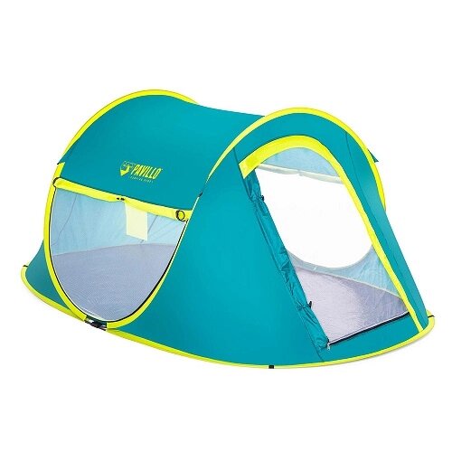 Намет туристичний Bestway 68086 «Pavillo Cool Mount X2 Tent» (100*145*235 см., автоматичний, двомісний, навіс, 2000 мм від компанії CD-Market - фото 1