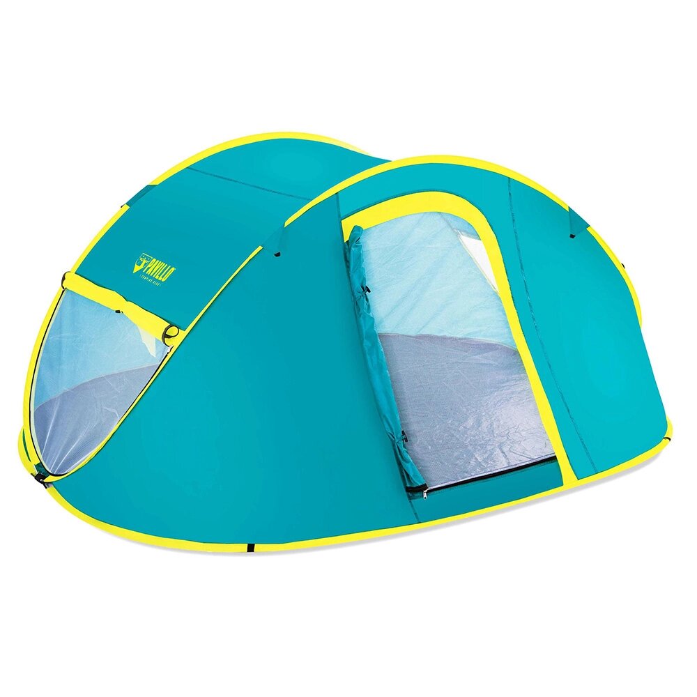 Намет туристичний Bestway 68087 «Pavillo Cool Mount X4 Tent» (100*210*240 см., автоматичний, чотиримісний, навіс, 2000 від компанії CD-Market - фото 1