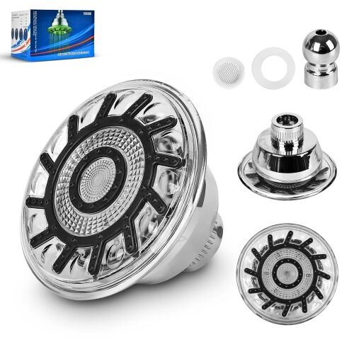 Насадка для душу з LED підсвічуванням 12*8*12см Stenson R97158 [Склад зберігання: Одеса №3] від компанії CD-Market - фото 1