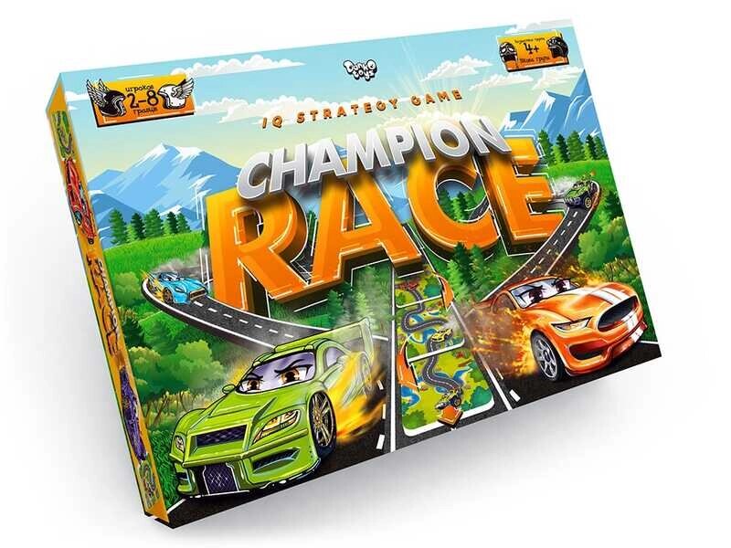 Настільна розважальна гра "Champion Race" G-CR-01-01 "Danko Toys", ОПИС УКР/РОС. МОВАМИ [Склад зберігання: Одеса №4] від компанії CD-Market - фото 1