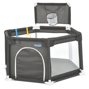 Намет-манеж Bambi MR 1340-G (63*121*138 см, тканина: Oxford 150D, баскетбольне кільце Ø20см, 2 ручки, вхід із