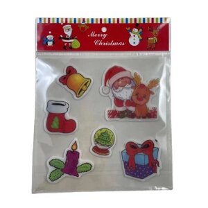 Наклейка на вікна "New Year" 20*20см Stenson R95831 [Склад зберігання: Одеса №3]