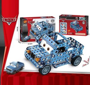 Конструктор металевий 128-7 “Автомобіль”, інструменти, гумові шини, в коробці [Склад зберігання: Одеса №4]
