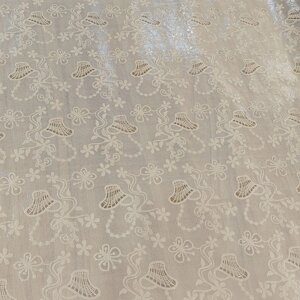 Скатертина-клейонка ПВХ LACE біла 1.37*20м Stenson MA-4805 [Склад зберігання: Одеса №3]