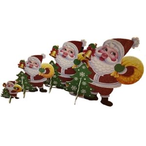Декор новорічний "Merry Christmas" 52см Stenson M50123-52 [Склад зберігання: Одеса №3]