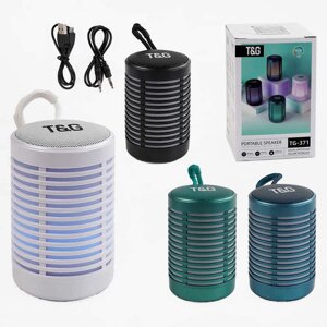 Колонка C 67901 / TG 371 bluetooth, від акумулятора, підсвічування, micro usb, TF-картка, usb-слот, AUX-роз’єм, в