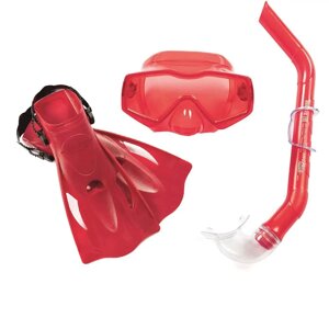 Набір для плавання BestWay 25031 (3в1, розмір L, вік:14+, маска: обхват голови: 54-65 см + трубка + ласти: 40-50 (EU),