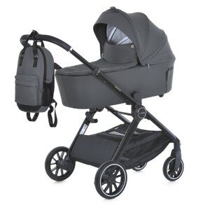Коляска дитяча прогулянкова El Camino ME 1126 GENESIS Asphalt Gray (універсальна, 2в1) [Склад зберігання: Одеса №2]