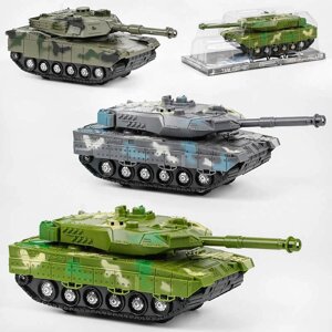Танк 383-23 D/24D/24D1 (48/2) "Tank Model", світло, інерція, тріскачка, рухоме дуло, у слюді [Склад зберігання: Одеса