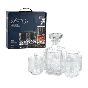 Набір для віскі 7пр/наб 750мл/300мл (штоф, склянки) Stenson R32821 [Склад зберігання: Одеса №3]