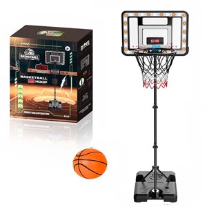 Баскетбольне кільце на стійці Profi MR 0800 (148-179 см, електронне табло, м'яч, насос) [Склад зберігання: Одеса №2]