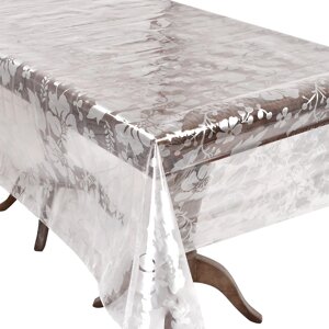 Скатертина-клейонка ПВХ у рулоні силікон "France" 1.40*30м Stenson MA-5160 [Склад зберігання: Одеса №3]