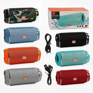 Колонка C 67918 / TG 116 bluetooth, підсвічування, від акумулятора, micro USB, TF-картка, usb-слот, AUX-дріт, в