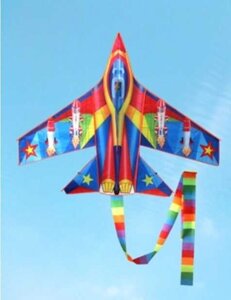 Повітряний змій C 52195 "Літак", 400см (120 см без хвоста)х150см. [Склад зберігання: Одеса №4]