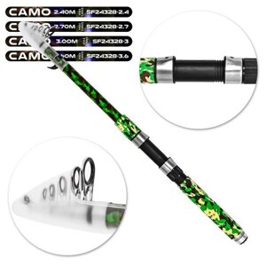 Спінінг телескоп "Camo" 3.6м Stenson SF24328-3.6 [Склад зберігання: Одеса №3]