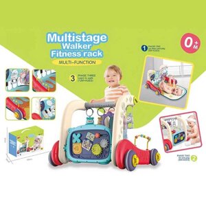 Ходунки музичні 6655 3в1, килимок, брязкальця-підвіски, піаніно, мелодії, в коробці [Склад зберігання: Одеса №4]