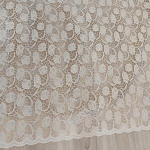 Скатертина-клейонка ПВХ LACE бежева 1.37*20м Stenson MA-4821 [Склад зберігання: Одеса №3]