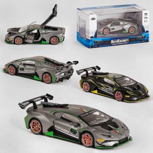 Машинка ТК - 4110 (32) "Авто Експерт", 2 кольори, металопластик, 1:32, світло, звук, інерція, відчиняються двері,