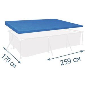 Тент Bestway 58105 (178*267 см., підходить до каркасних басейнів: 170*259 см.) [Склад зберігання: Київ №1]